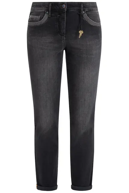 Recover Pants Powerstretchjeans Luna in BLACK Artikelnummer REC-13346-01-U4075-999 Exklusive Angebote