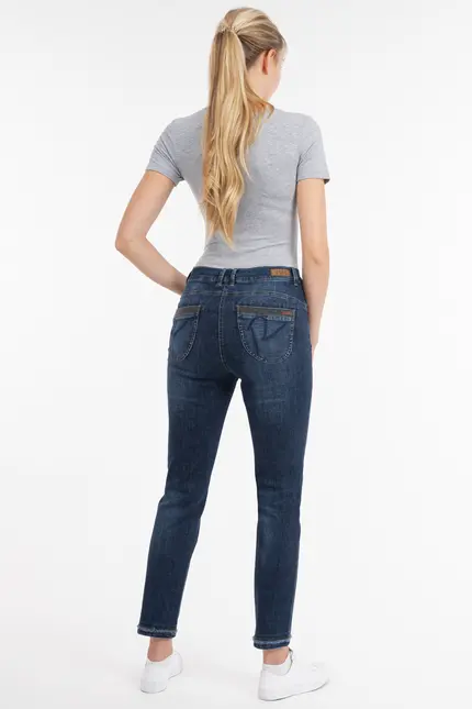 Recover Pants Powerstretch-Jeans Ronja in DENIM BLUE Artikelnummer REC-13330-U4080-145 Räumungsverkauf