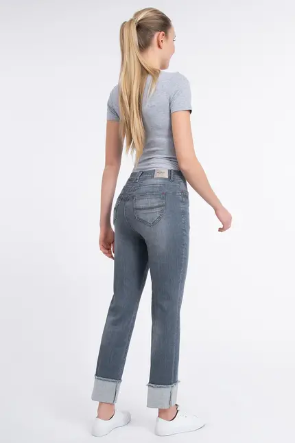 Recover Pants Powerstretch-Jeans Carlotta in GREY Artikelnummer REC-12759-U3810-975 Riesige Ersparnisse