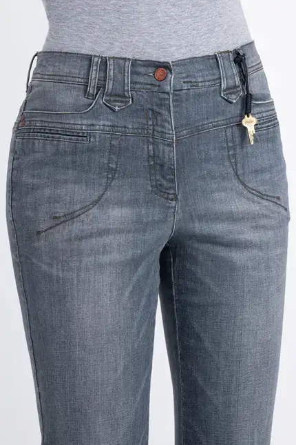 Recover Pants Powerstretch-Jeans Carlotta in GREY Artikelnummer REC-12759-U3810-975 Riesige Ersparnisse