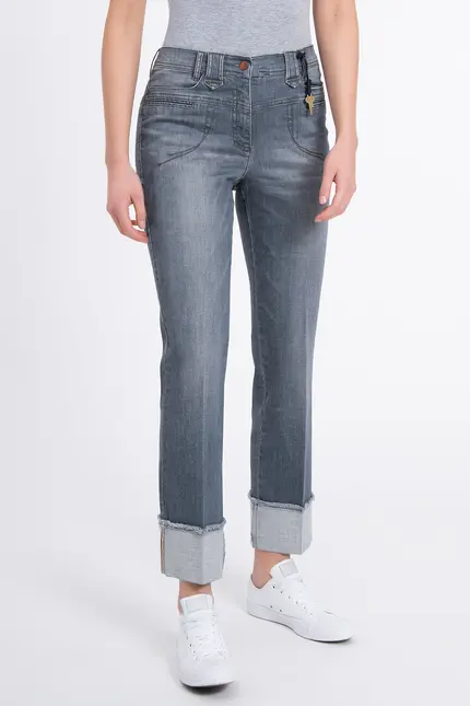 Recover Pants Powerstretch-Jeans Carlotta in GREY Artikelnummer REC-12759-U3810-975 Riesige Ersparnisse