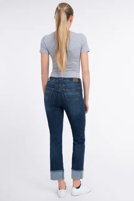 Recover Pants Powerstretch-Jeans Carlotta in DENIM BLUE Artikelnummer REC-12759-U3810-145 Tiefpreis