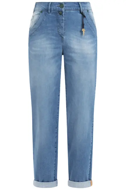Recover Pants Powerstretch-Jeans DUNJA in DENIM BLUE Artikelnummer REC-12728-03-U3880-145 Begrenzte Freigabe
