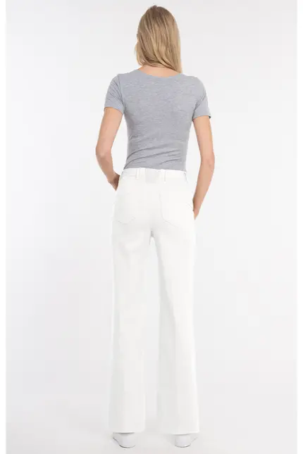 Recover Pants Flared-Jeans Tanja in WEIß Artikelnummer REC-13406-01-4238-110 Bis zu 65% Rabatt