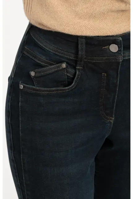 Recover Pants Slim-Fit-Jeans Darlin in DENIM BLAU/ KHAKI Artikelnummer REC-13362-4292-599 Clearance-Verkauf