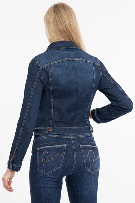Recover Pants Jeansjacke Chic in DENIM BLUE Artikelnummer REC-30100-01-U3883-145 Black Friday Preise