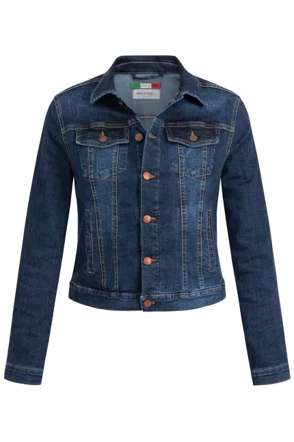 Recover Pants Jeansjacke Chic in DENIM BLUE Artikelnummer REC-30100-01-U3883-145 Black Friday Preise