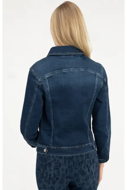 Recover Pants Jeansjacke Chic in Used-Optik in DENIM BLUE Artikelnummer REC-30100-01-4325-145 50% Rabatt für begrenzte Zeit