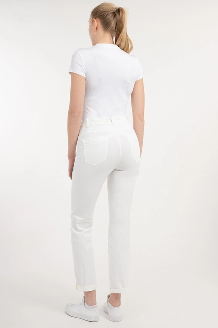Recover Pants Straight Fit-Hose COLETTE in WEISS Artikelnummer REC-13324-04-4083-110 Fabrikpreis