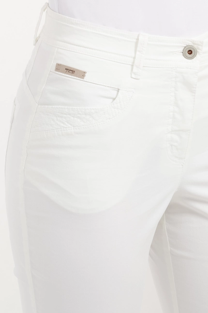 Recover Pants Straight Fit-Hose COLETTE in WEISS Artikelnummer REC-13324-04-4083-110 Fabrikpreis