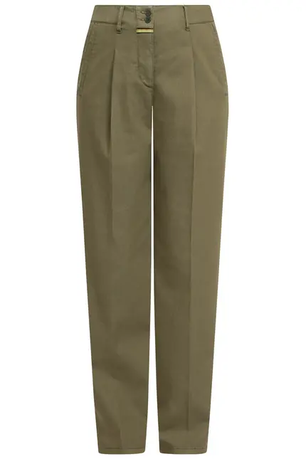 Recover Pants Bundfaltenhose Peggy in Oliv Artikelnummer REC-12641-U4143-580 Online Shopping