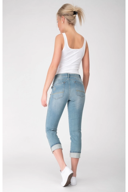 Recover Pants Jeans bestickt in blau Artikelnummer REC-12728-2629-100 Kauf eins, bekomm eins gratis