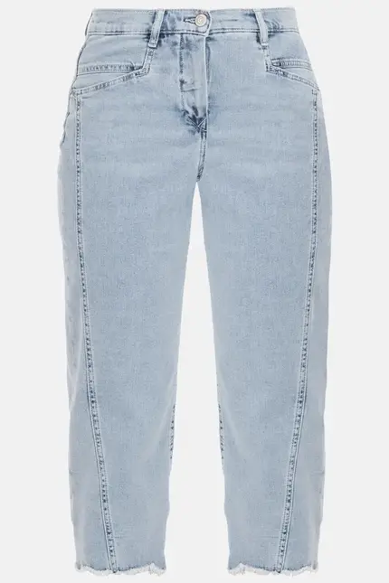 Recover Pants Conny, Relaxed-Fit Jeans mit raffiniertem Saum in bleached Artikelnummer REC-13389-01-4279-148 Tägliche Deals