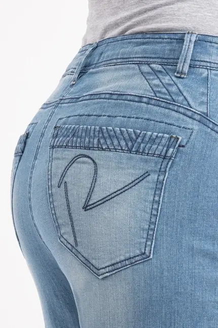 Recover Pants Amira, Relaxed-Fit Jeans in DENIM-BLUE Artikelnummer REC-13324-03-3880-145 Tiefpreis