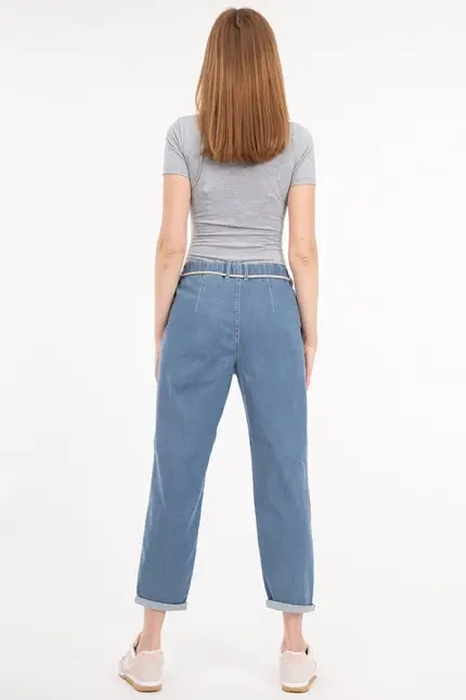 Recover Pants Relaxed Fit-Hose BELINA in MEDIUM BLUE Artikelnummer REC-13014-3882-130 Bis zu 50% Rabatt