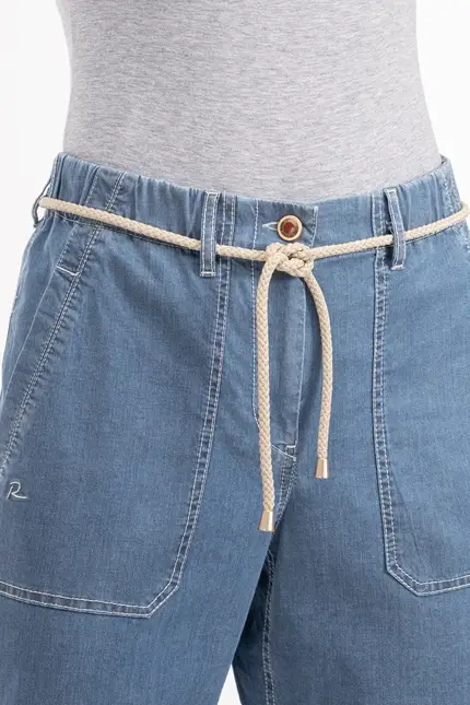 Recover Pants Relaxed Fit-Hose BELINA in MEDIUM BLUE Artikelnummer REC-13014-3882-130 Bis zu 50% Rabatt