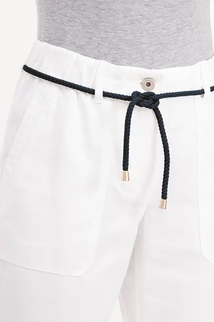 Recover Pants Belina, Relaxed Fit-Hose in WEISS Artikelnummer REC-13014-03-3867-110 Sonderangebot der Fabrik