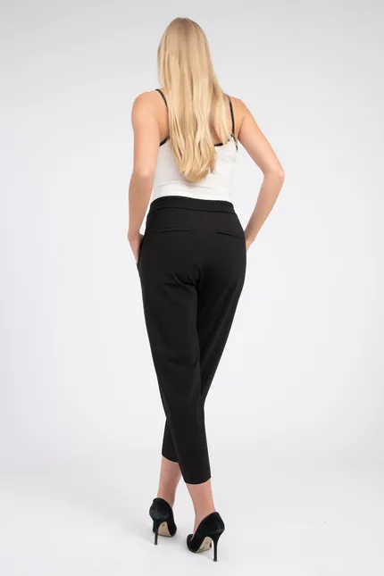 Recover Pants Legere Bundfaltenhose in SCHWARZ Artikelnummer REC-13005-3875-990 Riesige Rabatte