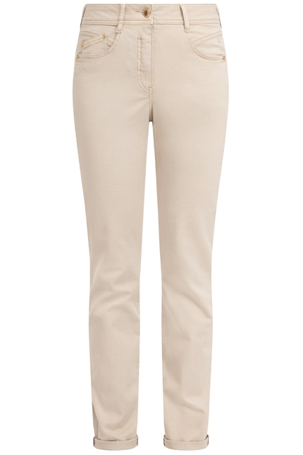 Recover Pants Modische Hose im 5-Pocket Style in BEIGE Artikelnummer REC-13362-4142-235 Limitierter Zeitrabatt