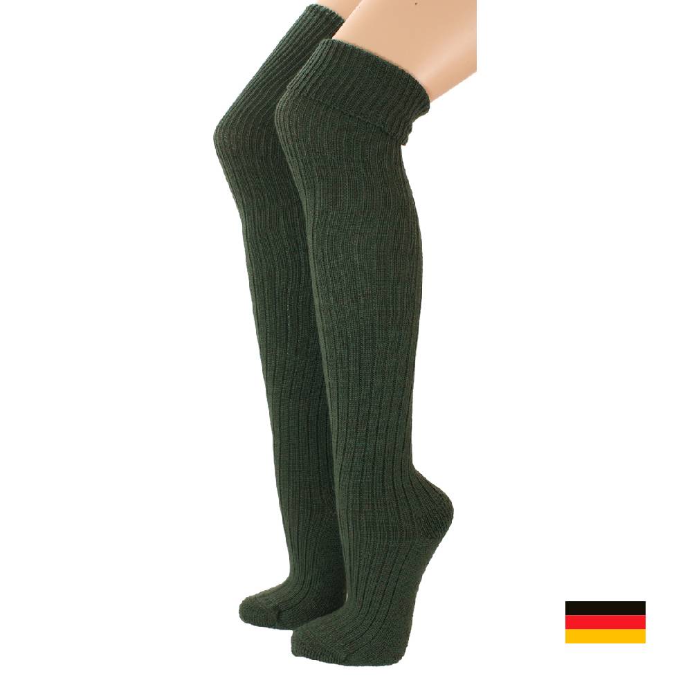 Shimasocks Herren Lange Strümpfe Schurwolle Overknee grau grün Jagd Outdoor Super Sparpreis
