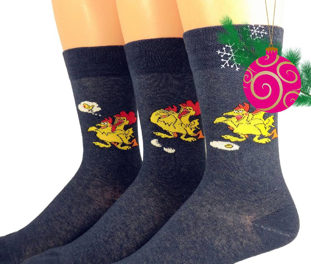 Shimasocks Herren Motiv Socken Hühner Kostenlose Rückgabe