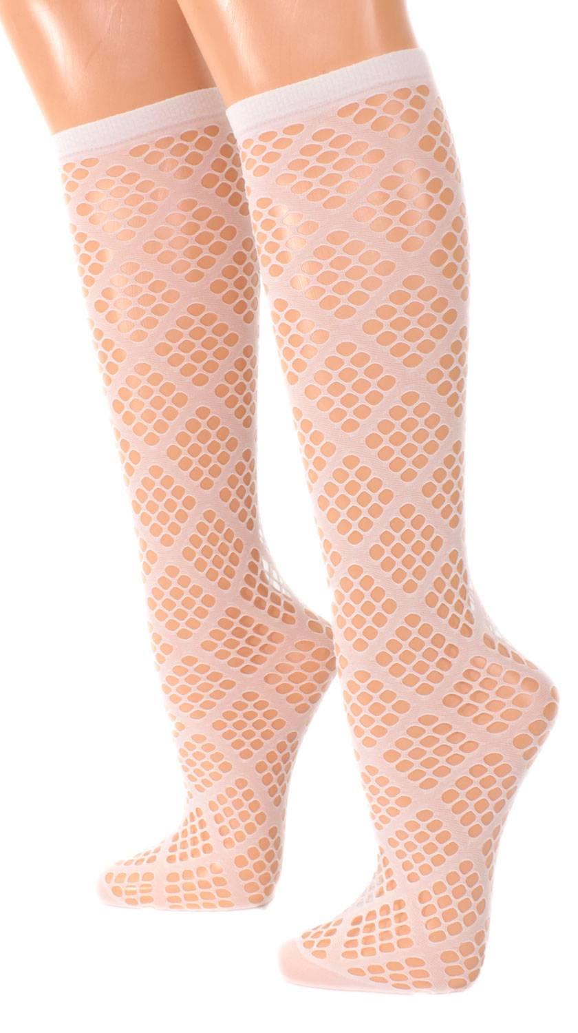 Shimasocks Damen Netzkniestrümpfe 30 DEN 50% Rabatt mit kostenlosem Versand