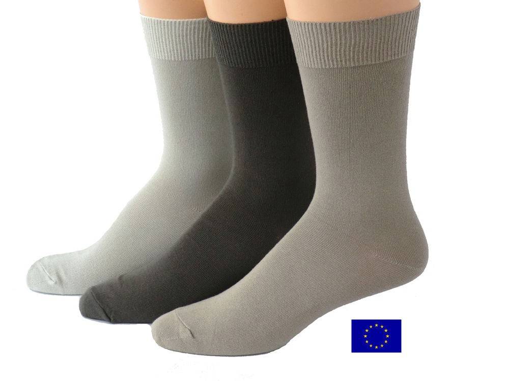Shimasocks Herren Socken rechts/ links glatt gestrickt 3er Pack Sonderangebote