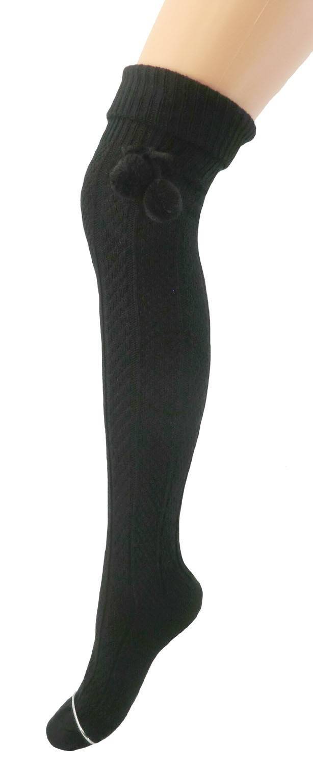 Shimasocks Damen Overknees Strukturmusterung Online Shopping