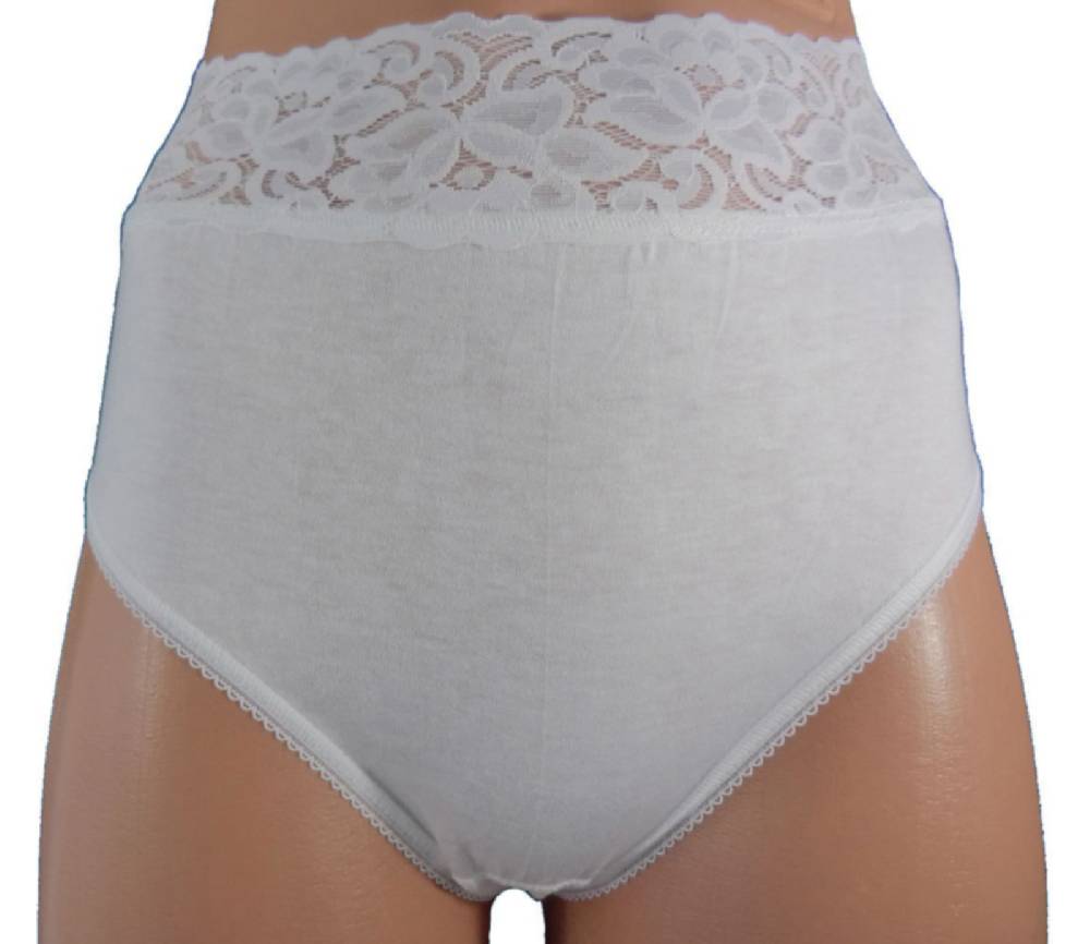 Shimasocks Damen Slip weiß Baumwolle Feinstrick