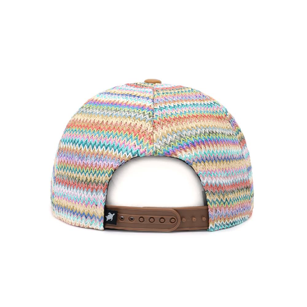 Smith & Miller Bast Flat Unisex Snapback Cap, multicolor - brown Begrenzte Freigabe