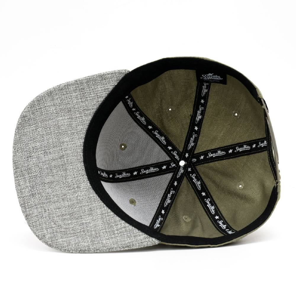 Smith & Miller Ollado Unisex Snapback Cap, olive Letzte 2 Tage