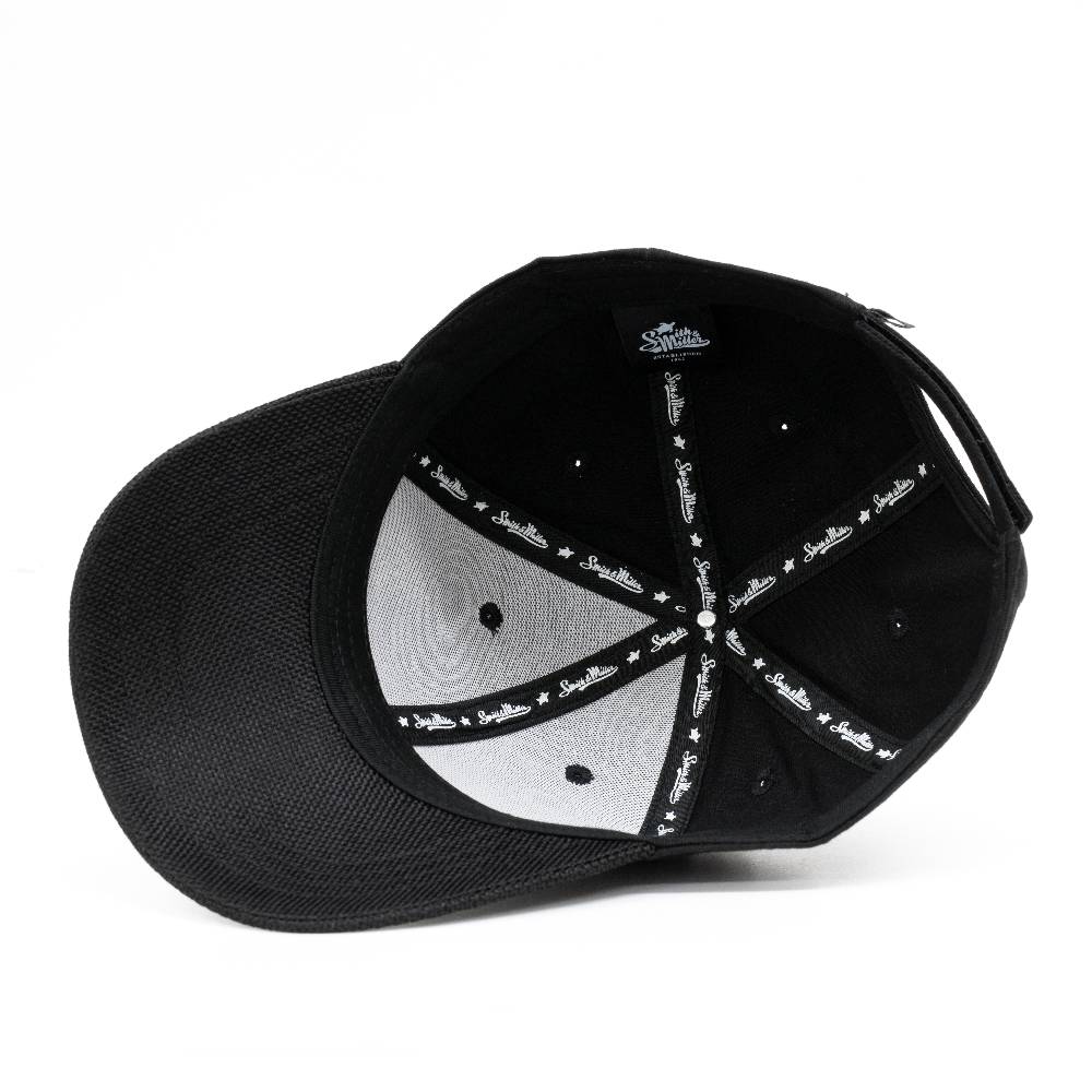 Smith & Miller Olimar Unisex Curved Cap, black Online