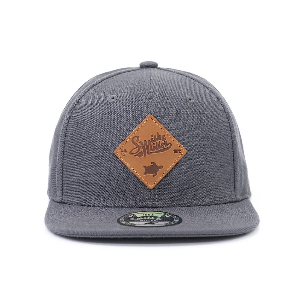 Smith & Miller Snap Unisex Snapback Cap, charcoal Günstiger Verkauf