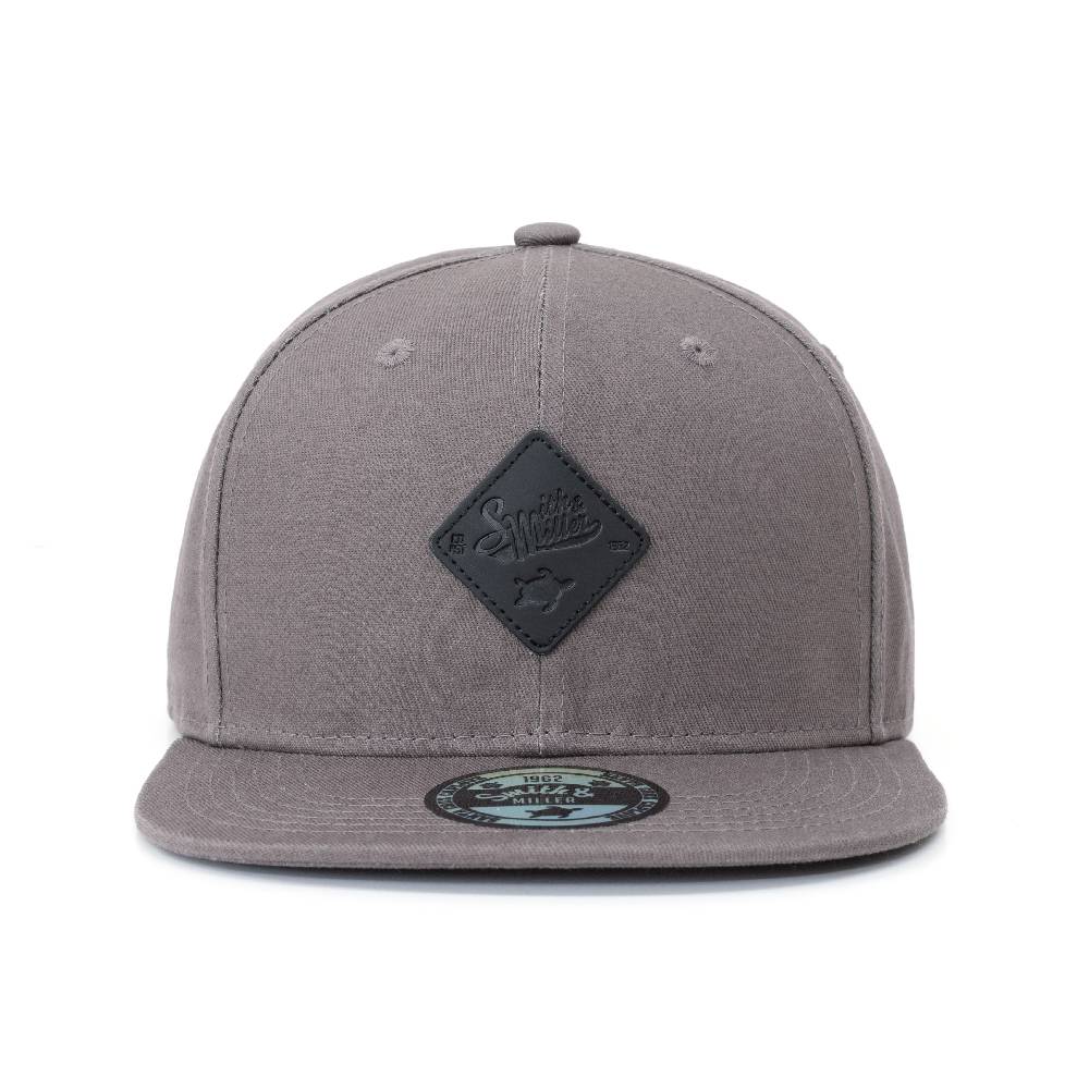 Smith & Miller Paramount Unisex Snapback Cap, grau Fabrikverkauf