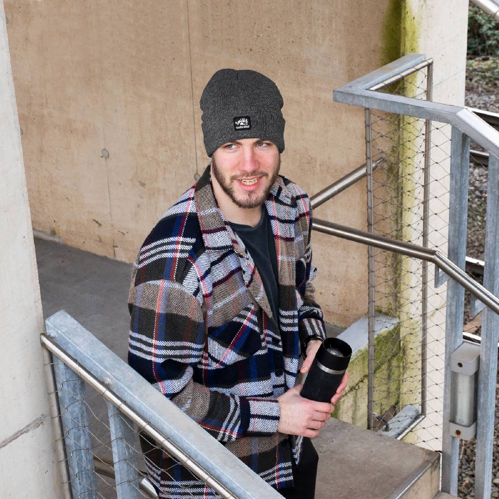 Smith & Miller Iduna Beanie, grey/black Bis zu 60% Rabatt