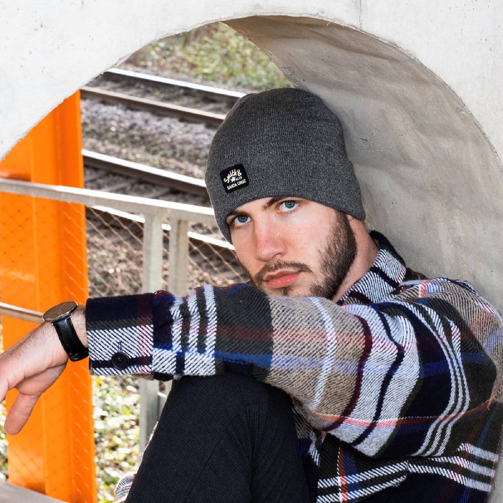 Smith & Miller Iduna Beanie, grey/black Bis zu 60% Rabatt
