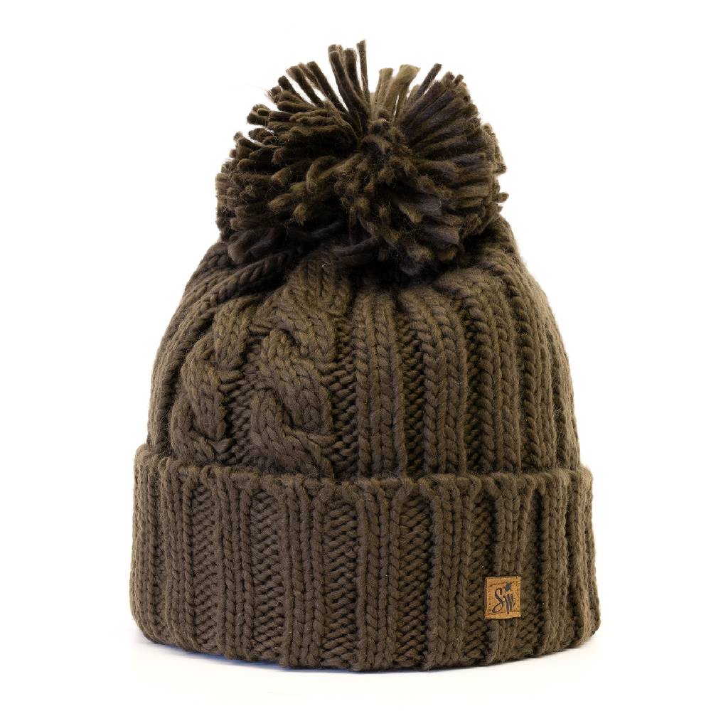 Smith & Miller Davos Beanie, brown Clearance-Verkauf
