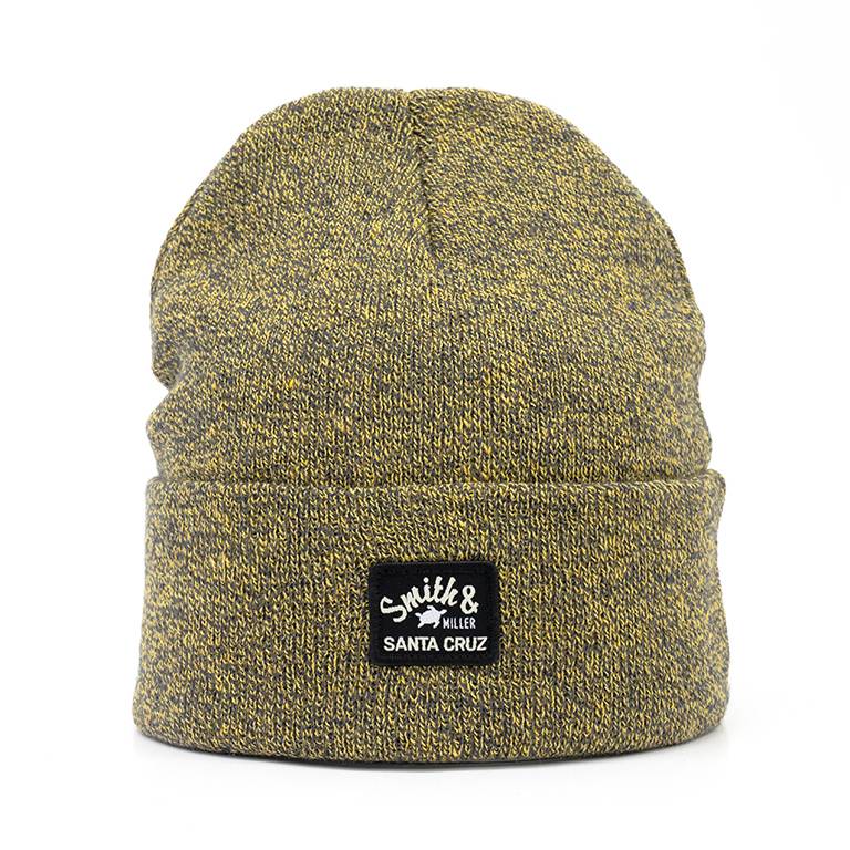Smith & Miller Iduna Beanie, anthracite_mustard Fabrik Onlineshop