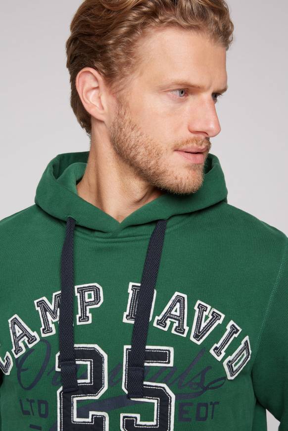 Soccx Hoodie mit Artwork im Retro-Style raw green Jubiläumsangebot