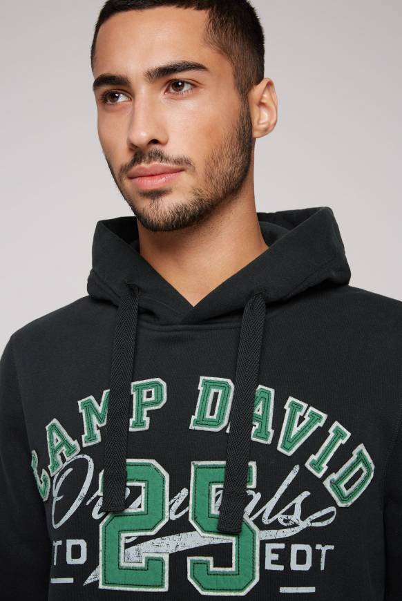 Soccx Hoodie mit Artwork im Retro-Style black Online Outlet