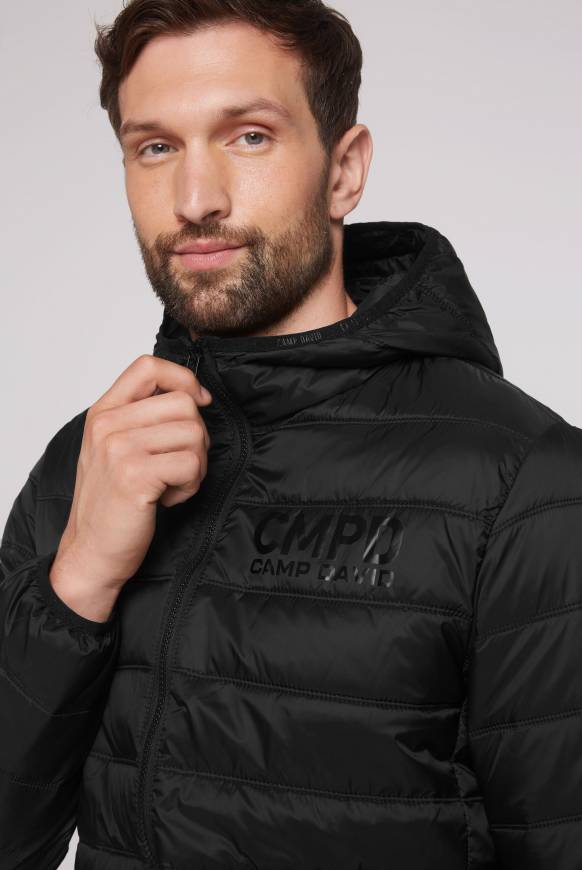 Soccx Leichte Steppjacke mit Kapuze black Saisonale Angebote