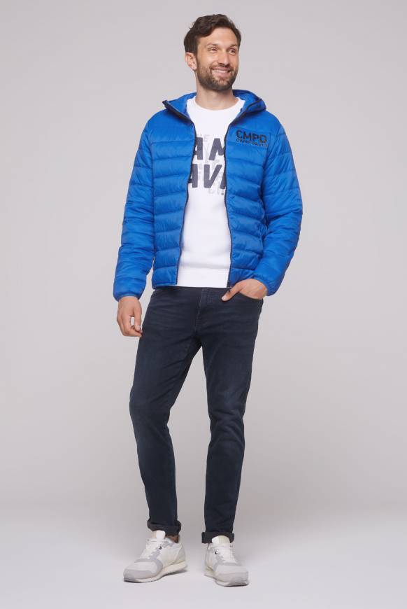 Soccx Leichte Steppjacke mit Kapuze flight blue Kauf eins, bekomm eins gratis