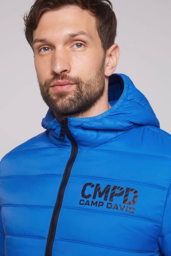 Soccx Leichte Steppjacke mit Kapuze flight blue Kauf eins, bekomm eins gratis