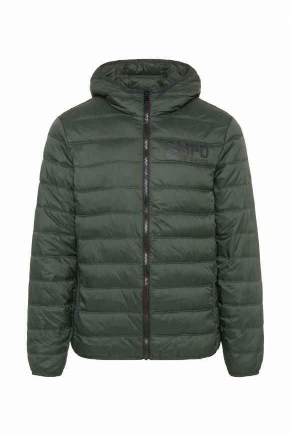 Soccx Leichte Steppjacke mit Kapuze khale green Sonderangebote