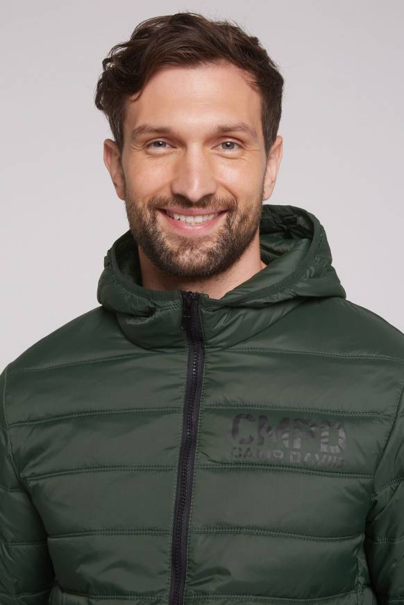 Soccx Leichte Steppjacke mit Kapuze khale green Sonderangebote