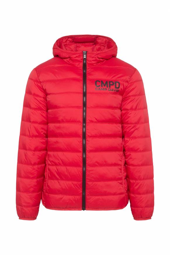 Soccx Leichte Steppjacke mit Kapuze royal red Riesige Ersparnisse