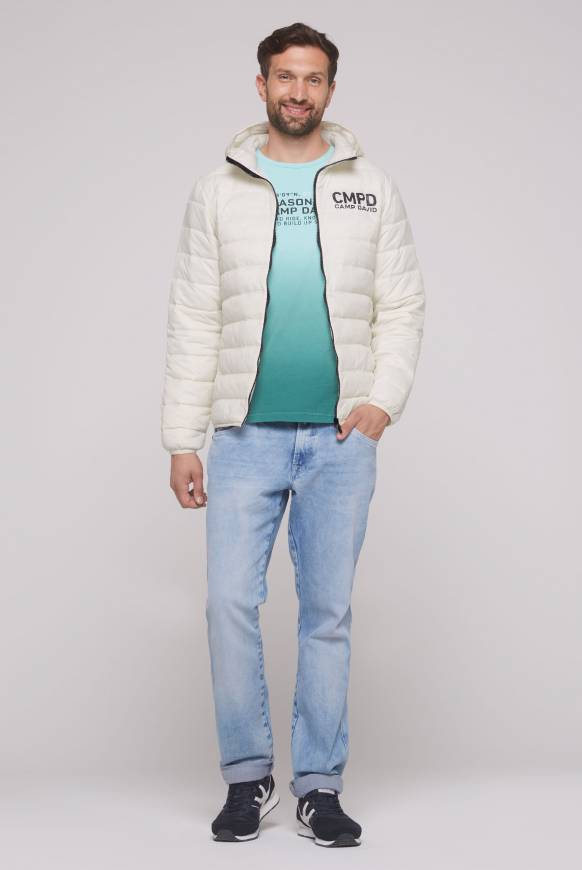 Soccx Leichte Steppjacke mit Kapuze kitt VIP-Rabatte