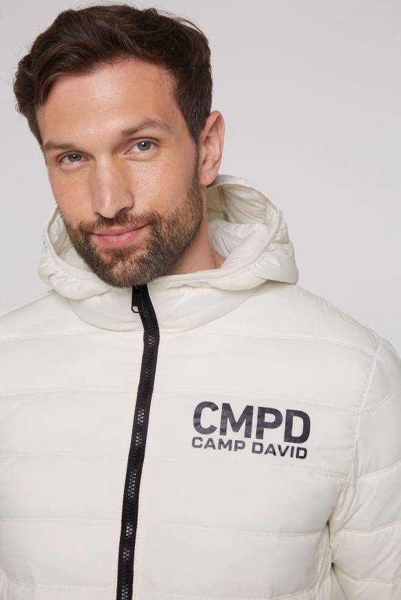 Soccx Leichte Steppjacke mit Kapuze kitt VIP-Rabatte