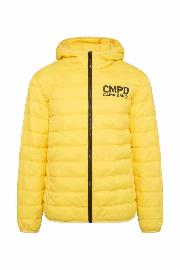 Soccx Leichte Steppjacke mit Kapuze industrial yellow Tiefpreis