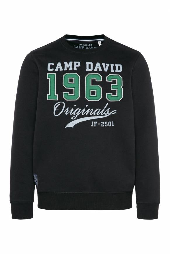 Soccx Sweatshirt mit Artwork im Retro-Style black Wochenangebot